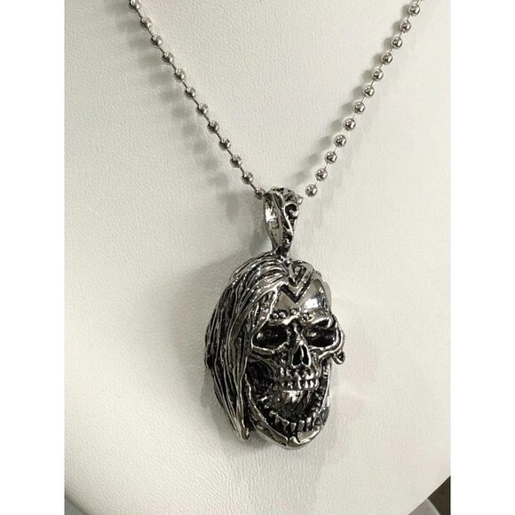 5/$20 Gothic Skull Horror Necklace Charm Iron Maiden - Picture 3 of 6
